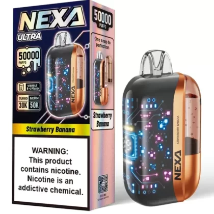 NEXA Ultra 50000 Disposable Device [50000 puffs] – Strawberry Banana