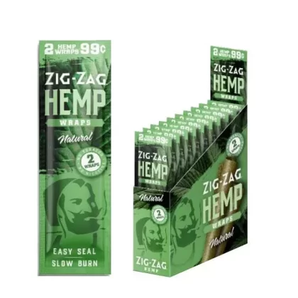 Zig Zag Natural Hemp Wraps