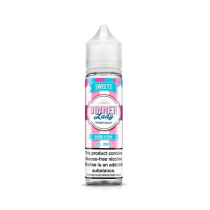 Bubblegum By Dinner Lady Tobacco- Nicotine 60ml