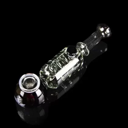 Freeze Pipe Hand Pipe with Glycerin Chamber