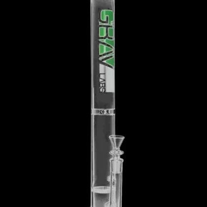 GRAV Straight Tube Water Pipe with a Disc Base