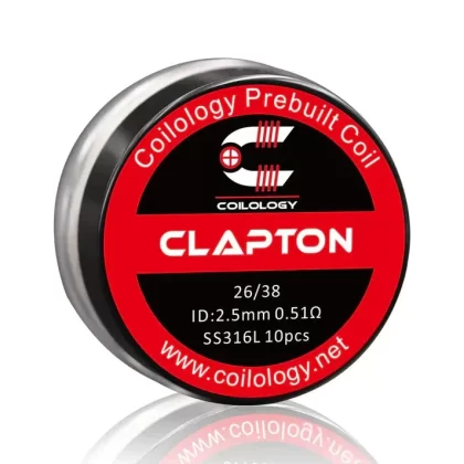 Coilology Premade Clapton Coils – 10 Pack