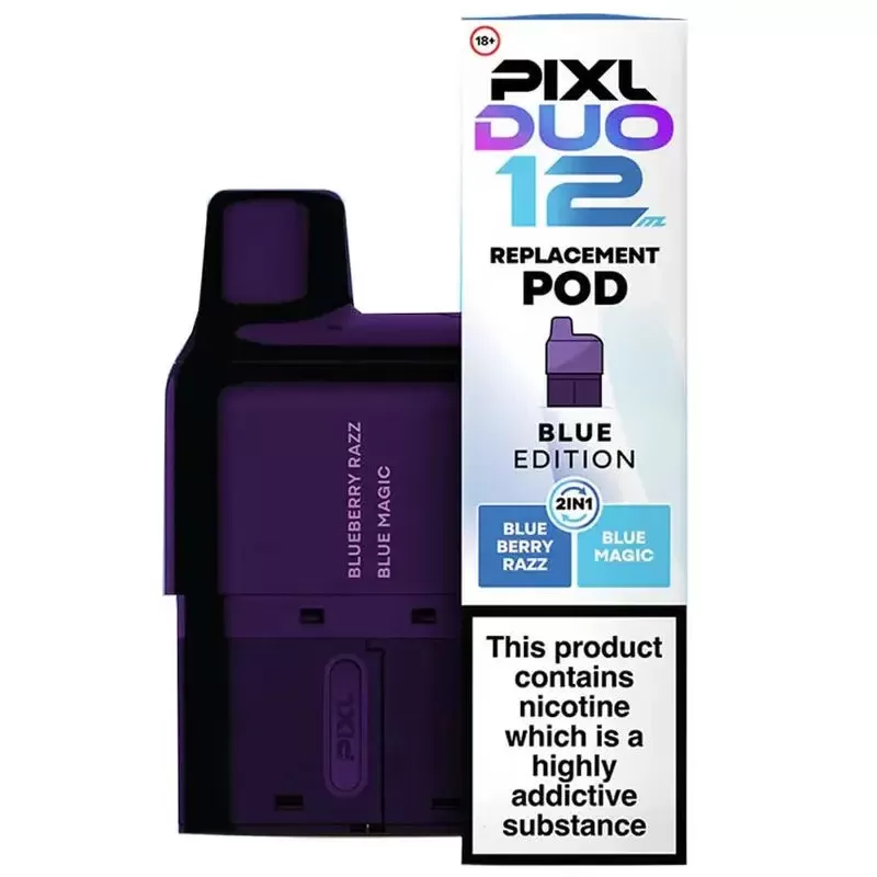 Pixl Duo 12 Replacement Pod Blue Edition