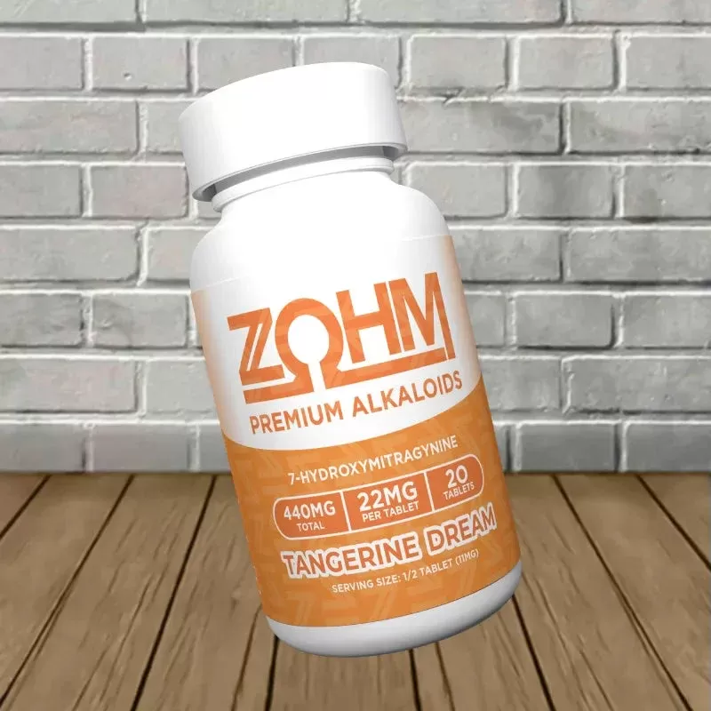 Zohm Premium Alkaloid 7-Hydroxymitragynine Extract Tablets 20ct