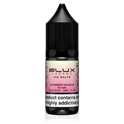 Strawberry Ice Cream By Elux Legend 10ml Salts