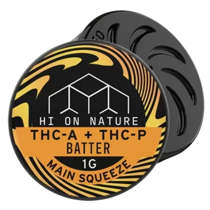 Hi On Nature 1g DAB BATTER – THC-A + THC-P – MAIN SQUEEZE