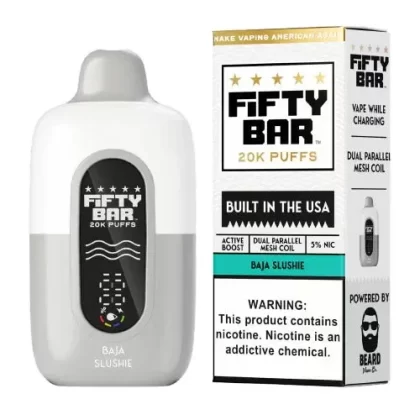 Fifty Bar V2 Disposable Vape 20k Puffs | White Series