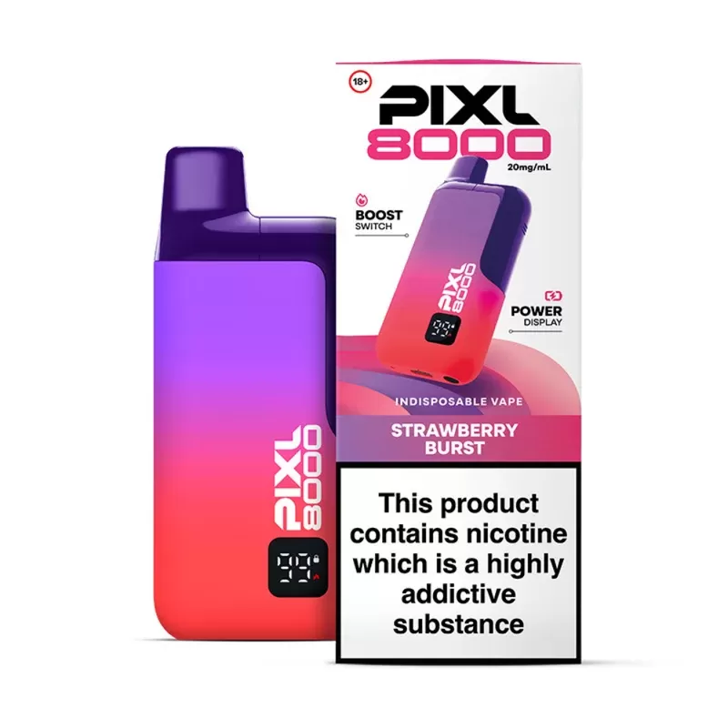 Pixl 8000 Prefilled Pod Kit Strawberry Burst