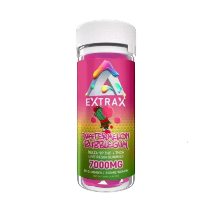 Delta Extrax Watermelon Bubblegum | Gummies THCa 7000mg | Adios Blend