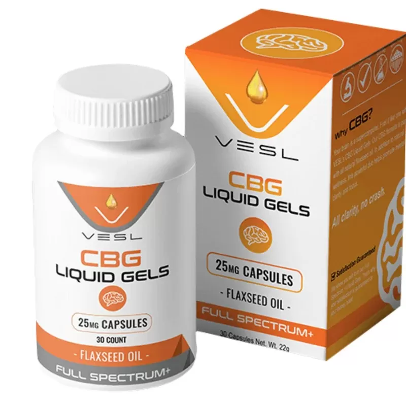 Vesl Oils CBG Capsules – 750mg
