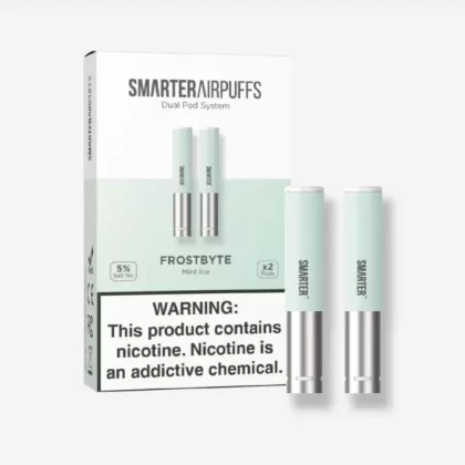 Frostbyte – Smarter AirPuffs Flavored Nicotine Pods – Mint Ice –