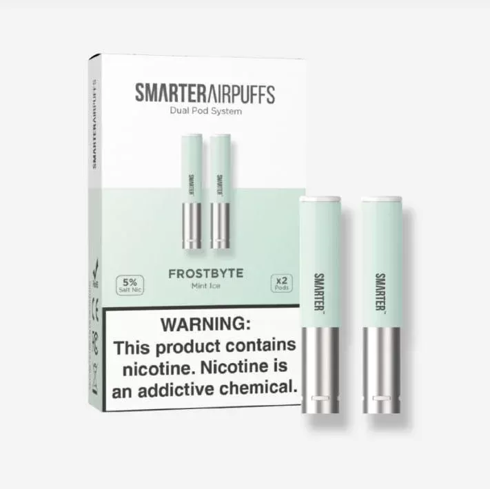 Frostbyte – Smarter AirPuffs Flavored Nicotine Pods – Mint Ice –