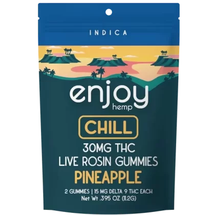 Enjoy Hemp Live Rosin 30 mg Delta 9 THC Gummies for Chill –