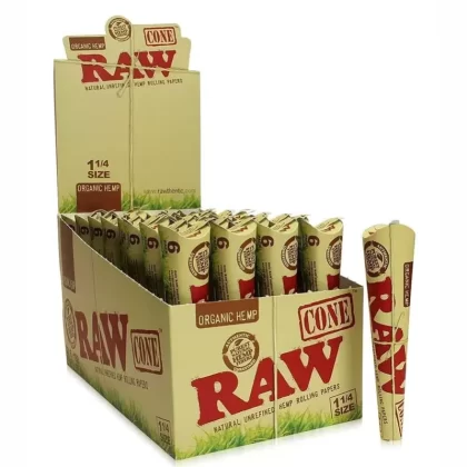 Raw Cone Organic Hemp 1 1/4