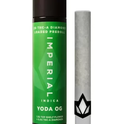 Yoda OG Imperial THCA Diamond Loaded Pre-Roll 2G