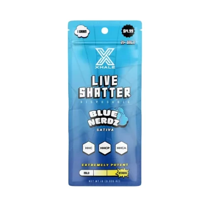Xhale Live Shatter HHC Vaporizer – 1000mg