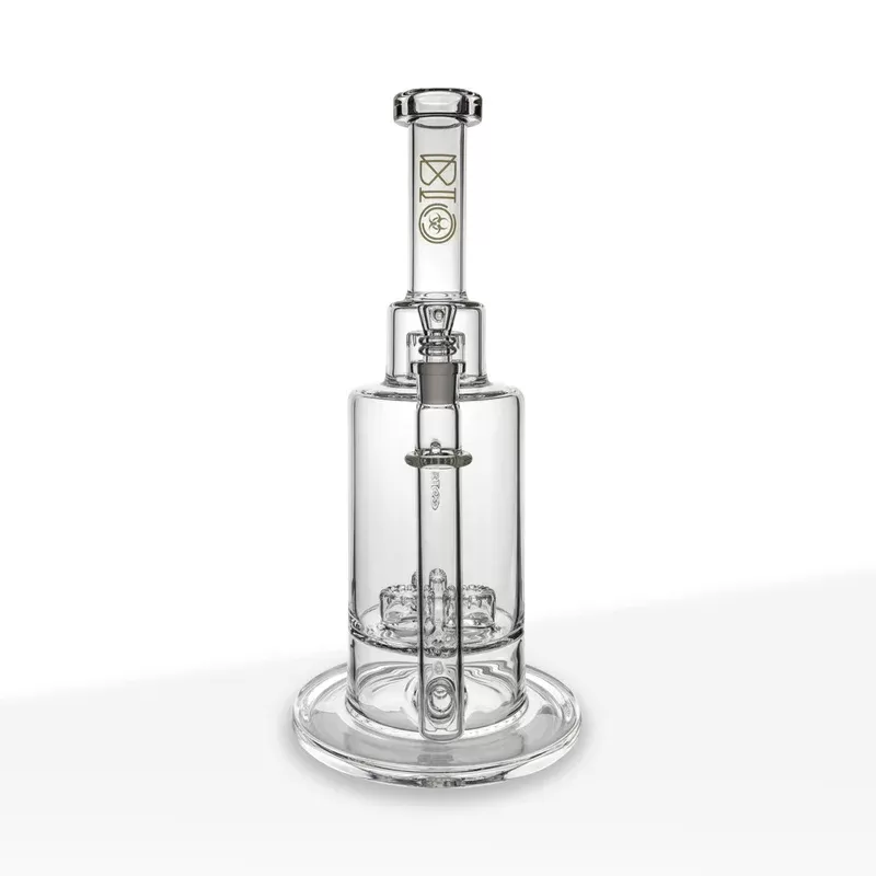 BIO Glass | Triple Updome Percolator Inline Stemless Water Pipe