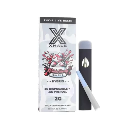 Xhale Live Resin THC-A Vaporizer – 2000mg + .5g Joint