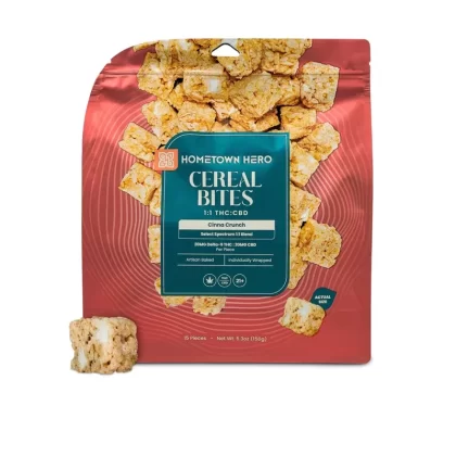 Hometown Hero Delta-9 THC Cinna Crunch Cereal Bites
