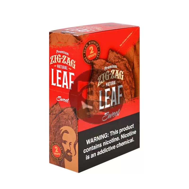 Zig Zag Natural Leaf Wraps, 25x2ct Sweet