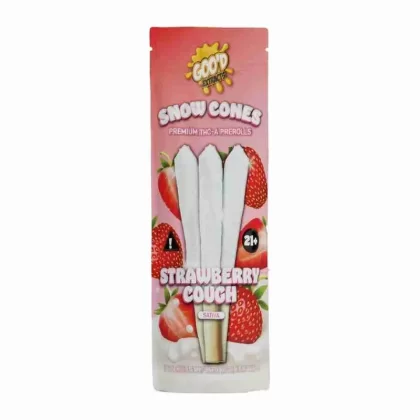 Goo’d Extracts Snow Cones THCA Diamonds 1 Gram Strawberry Cough 3pc