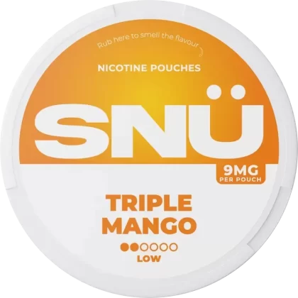 SNÜ Triple Mango Nicotine Pouches By Bar Juice