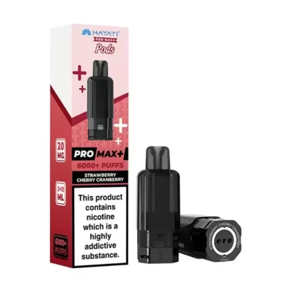 Hayati Pro Max Plus 6000 Prefilled Pod Strawberry Cherry Cranberry
