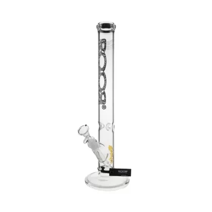 RooR® | Classic Straight Water Pipe | 18″ – 14mm – Lace Logo