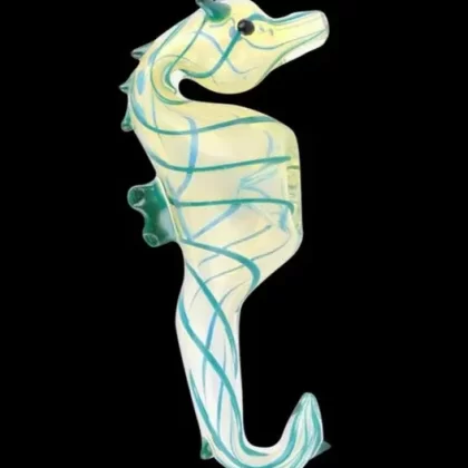 Seahorse Glass Hand Pipe