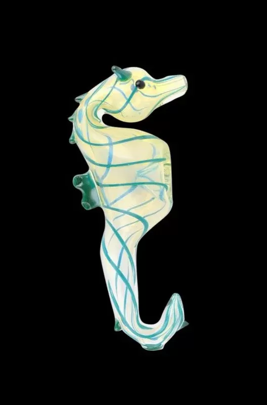 Seahorse Glass Hand Pipe