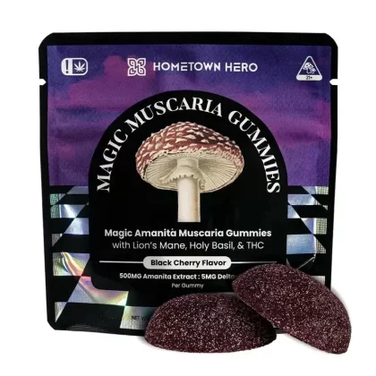 Hometown Hero Amanita Magic Mushroom Gummies – 2000mg