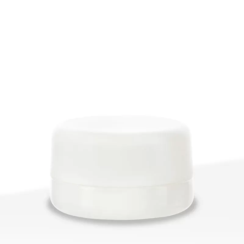 Glass Concentrate Jar | Child- Resistant Thick Round Base w/ Caps