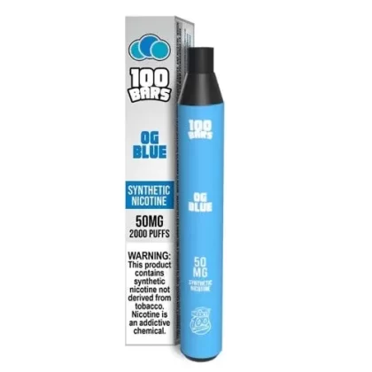 Keep It 100 Bars Disposable – OG Blue – 2000 puffs [ ]