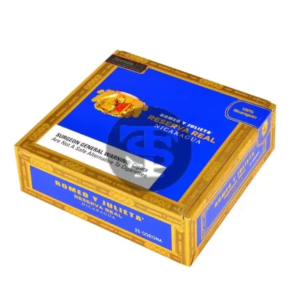 Romeo Y Julieta Reserve Real Corona Nicaragua, 25 count box