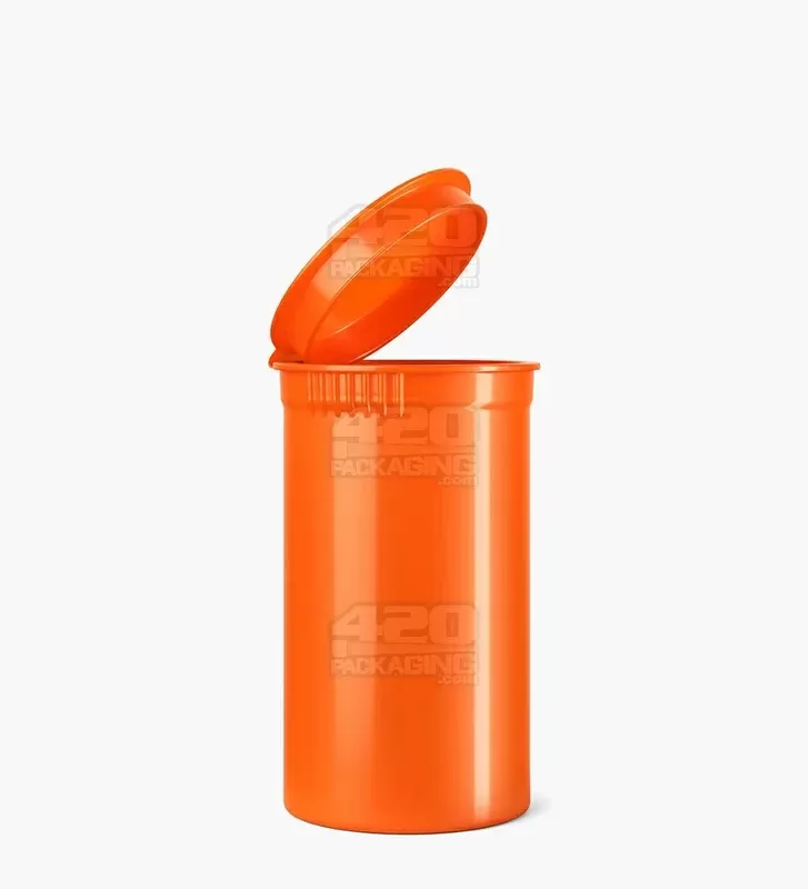 Child Resistant | Opaque Mango Pop Bottles | 19dr – 3.5g – 225 Count