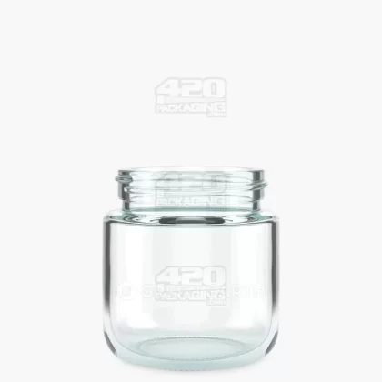 Rounded Base Clear Glass Jars | 53mm – 3oz – 32 Count