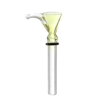 Wrap & Rake | Slider Fumed Funnel Bowl | 6″ – 9mm – Yellow