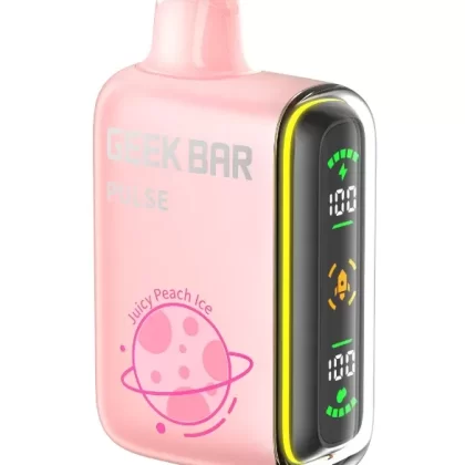 Geek Bar Pulse Disposables [15000 puffs] – Juicy Peach Ice