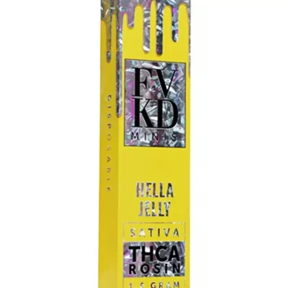 Hella Jelly FVKD Minis THCA Live Rosin Disposable 1.5G