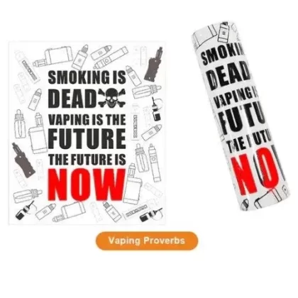 Smoking is Dead 21700 Battery Wraps 4 Pack