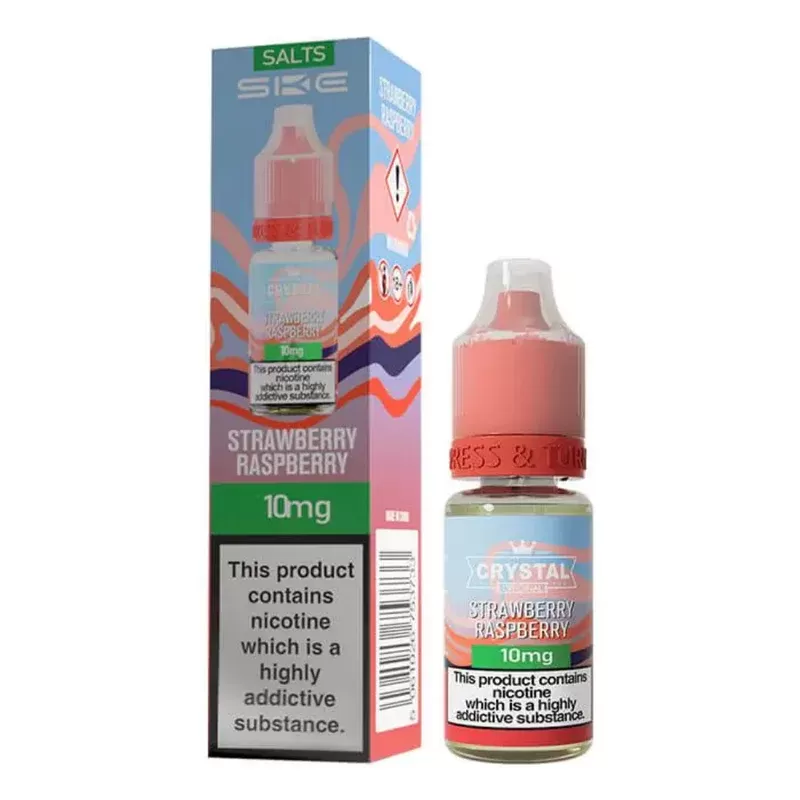 SKE Crystal Salts Strawberry Raspberry E Liquid 10ml