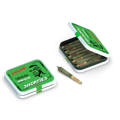 Tyson OG Kush Delta 8 Pre-Roll Shorties – 10ct