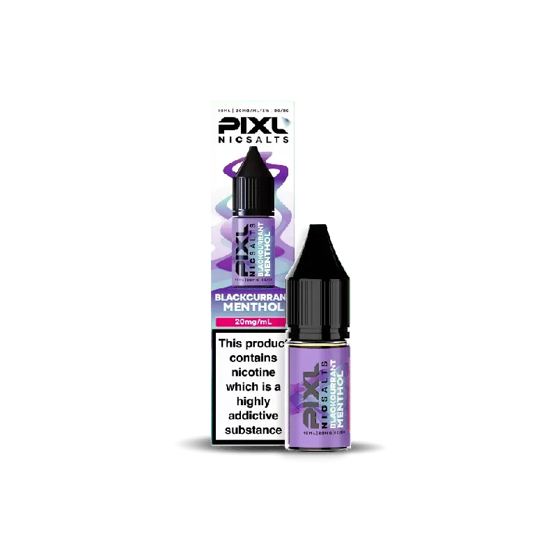 PIXL Nic Salt E-Liquid Blackcurrant Menthol 10ml