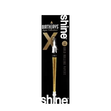 Shine x BirthJay 24k Gold Cone Cake Topper