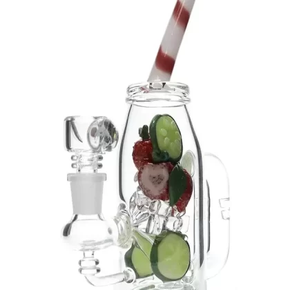 Empire Glassworks Icy Strawberry Cucumber Detox Bong