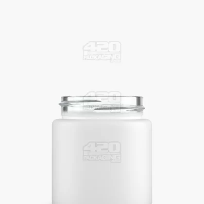 POLLEN GEAR | Flush V2 Rounded Base Matte White Glass Jars