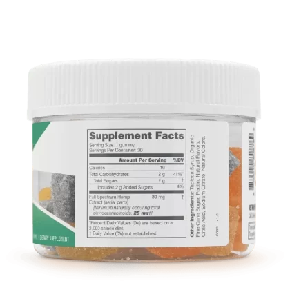 750mg Pure Balance Full Spectrum CBD Gummies by Pure Hemp Botanicals