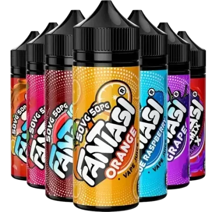 Fantasi 50/50 Range 100ml Shortfill E-Liquid
