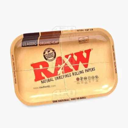 RAW | Classic Rolling Tray | 13in x 11in – Large – Metal