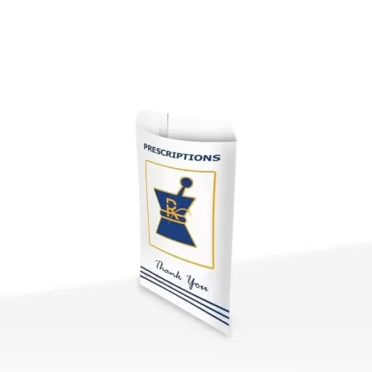 Pharmacy Prescription Exit Bags | Large 7″ x 10″ | Kraft – 1000 Count